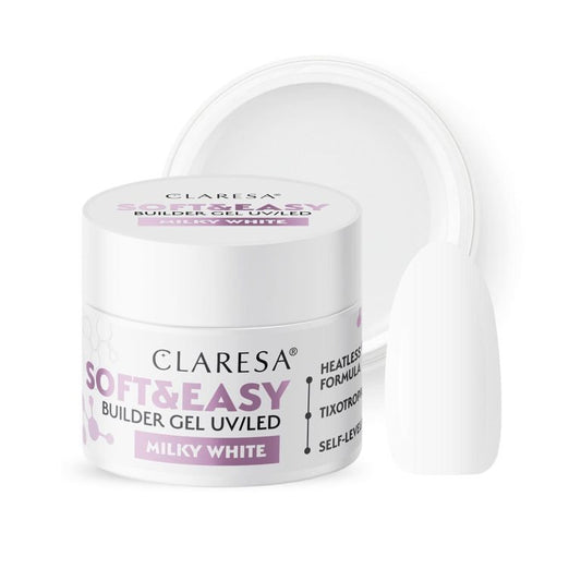 Claresa SOFT&EASY Builder Gel MILKY WHITE 45g