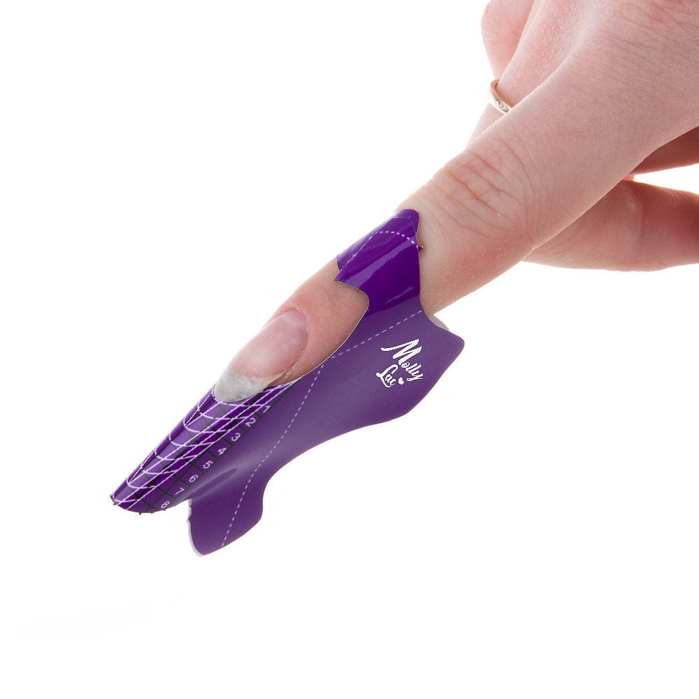 Nail Forms Templates Stiletto Long MollyLac 500 pcs