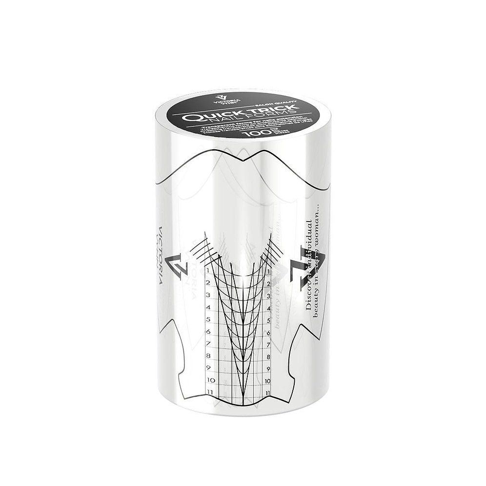 QUICK TRICK NAIL FORMS, 100pcs