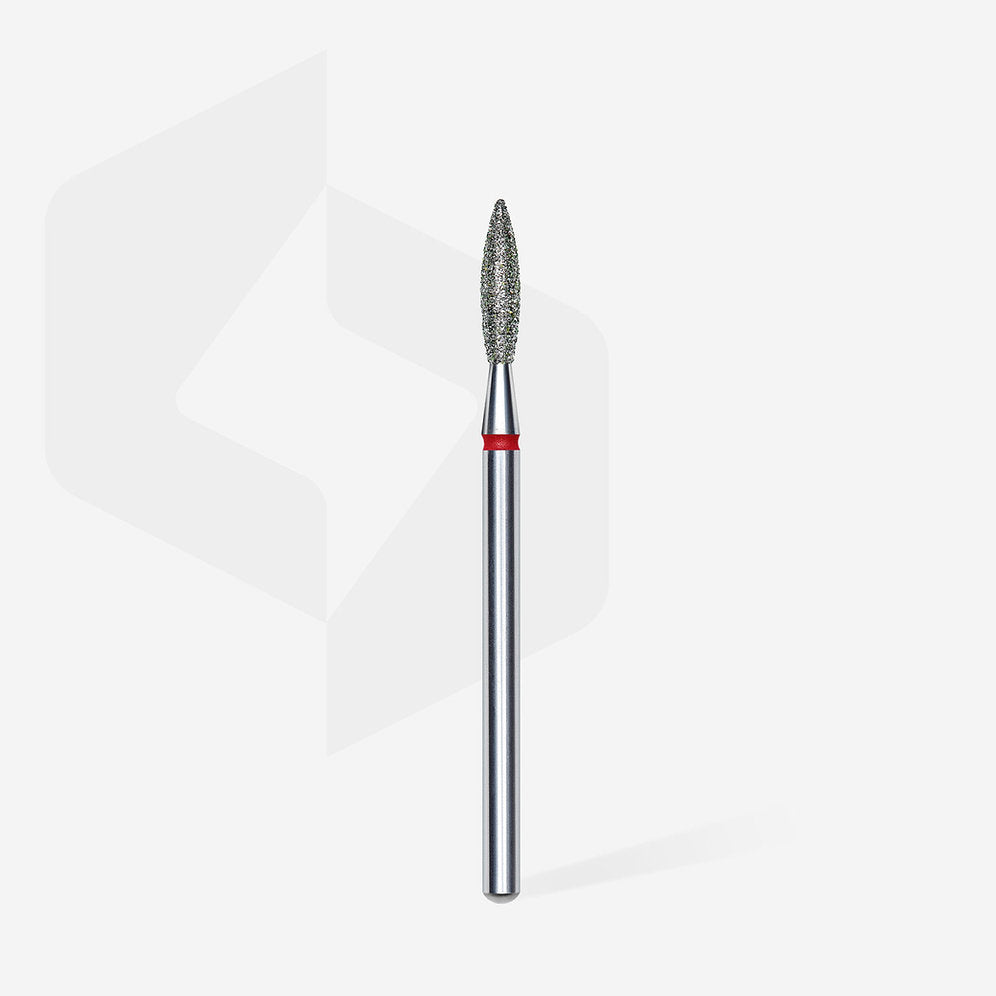 Staleks – Diamond nail drill bit flame red EXPERT