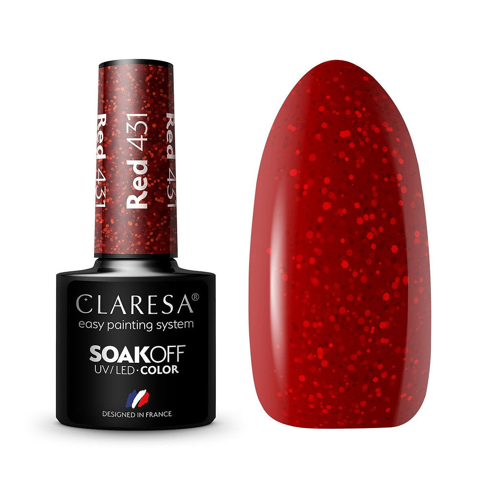 Claresa RED 431 Gel Polish 5 ml