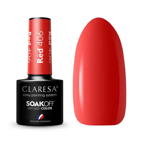 Claresa RED 406 Gel Polish 5 ml