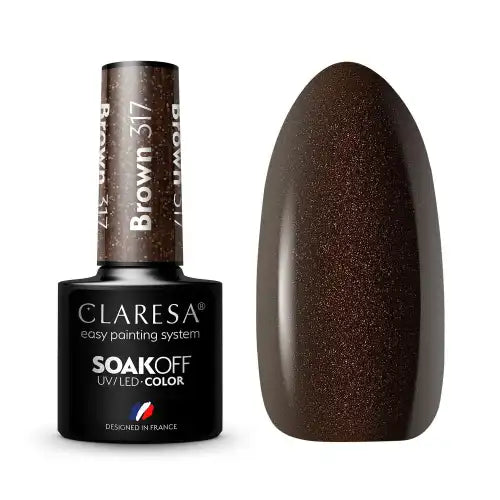 Claresa BROWN 317 Gel Polish 5 ml