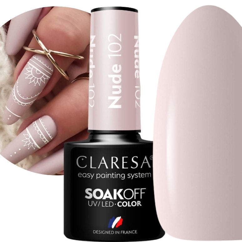 Claresa NUDE 102 Gel Polish 5 ml