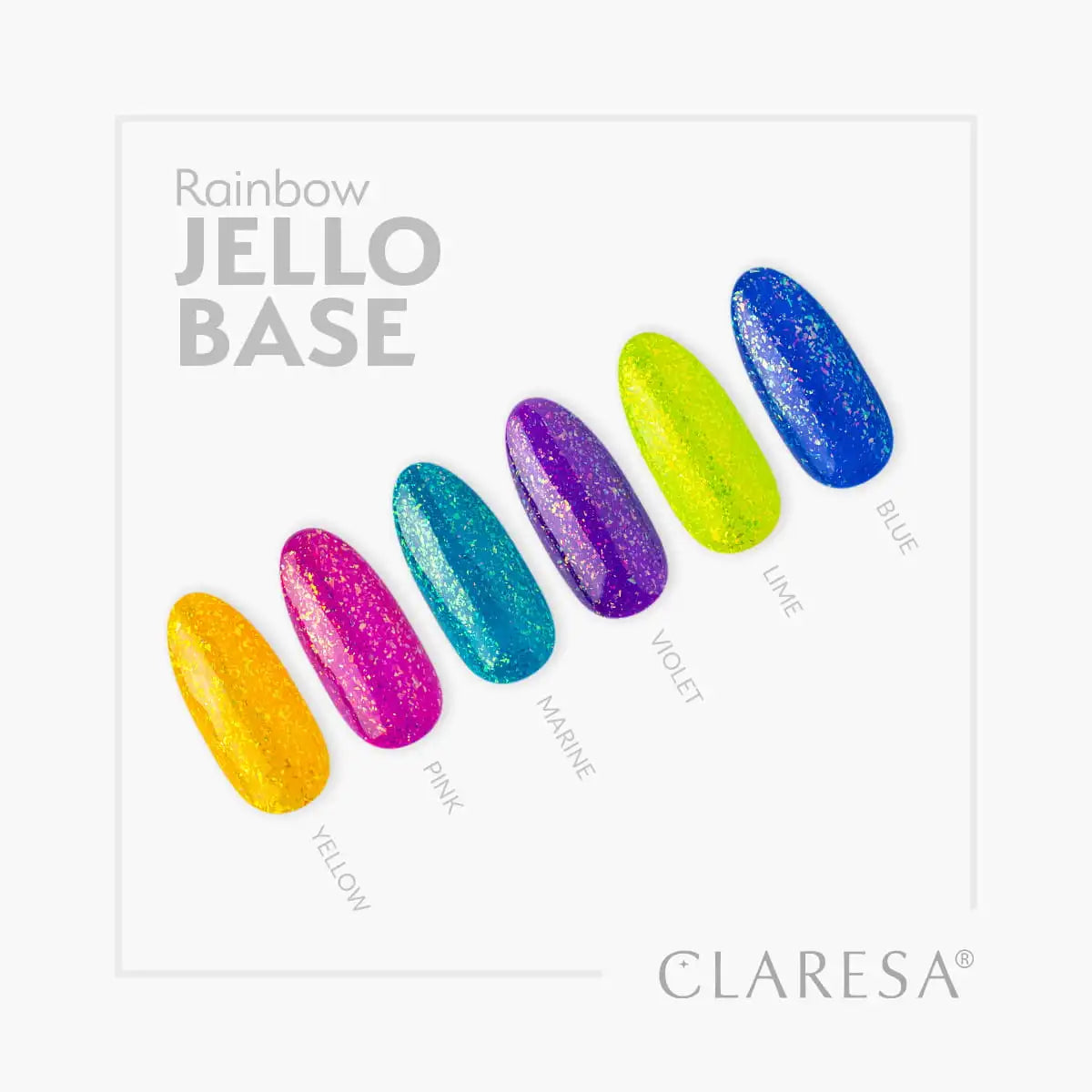Claresa Rainbow Jello Base LIME 5g
