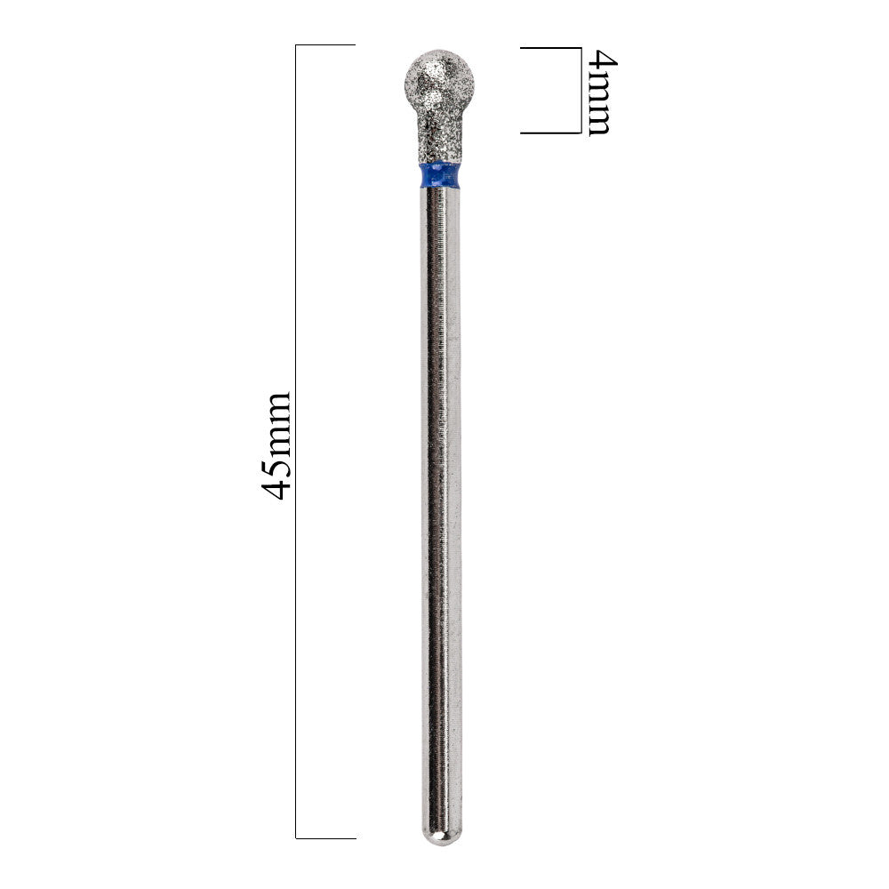Diamond ball cutter 4 mm blue medium