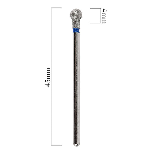 Diamond ball cutter 4 mm blue medium
