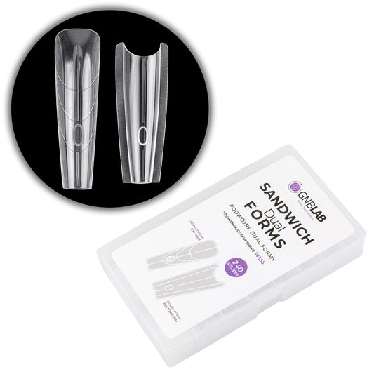 Sandwich dual forms for building nails, coffin, 15 sizes, 240 pcs.